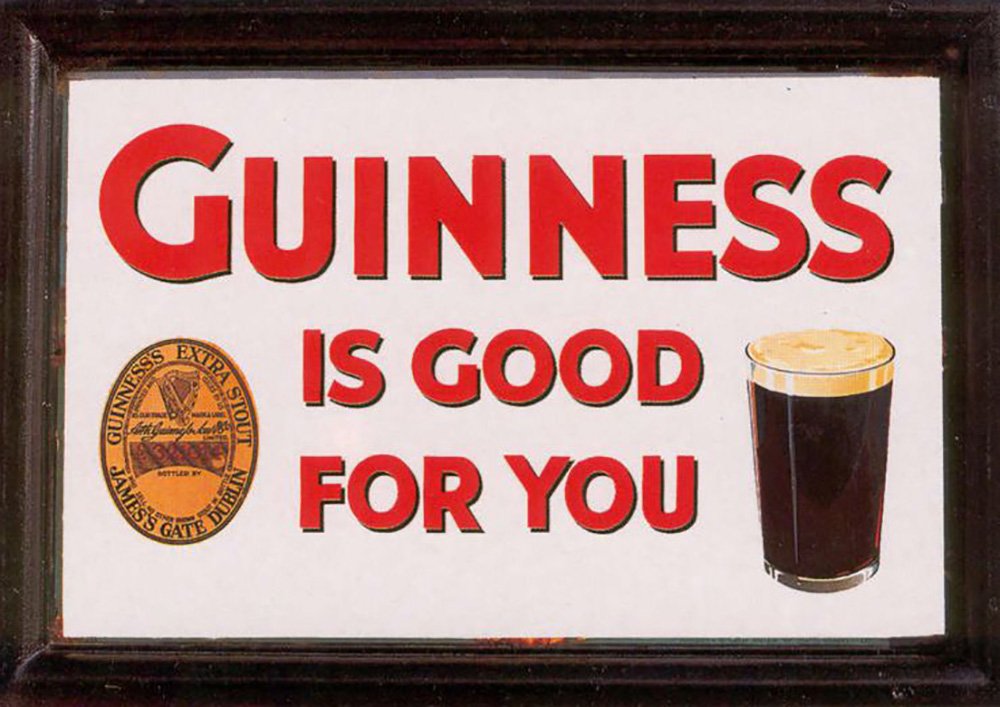 advertisement for guinness