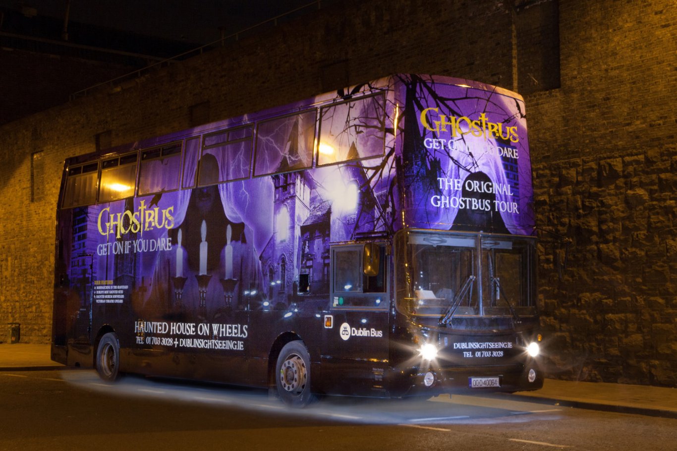 ghostbus at night